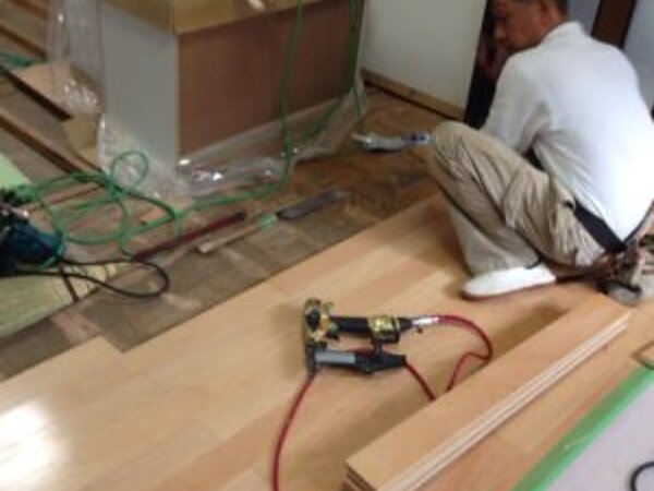 一軒家　キッチンの改修工事　広島市西区の画像